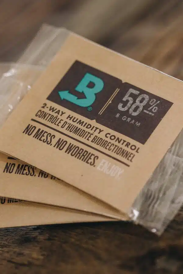 8 GRAM (GANJAR S & F) Boveda Humidity Pads 58% (Lagerung) für 28 Gramm Cannabis
